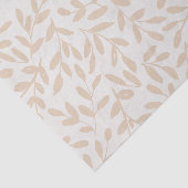 Whisperleaf-subtiele botanische motieven in crème tissuepapier (Detail)