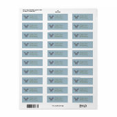 Whispers 2 ~ 30 labels, 3/4 x 2 1/4 inch etiket (Full Sheet)