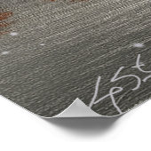 Whispers Beneath the Crimson Moon Landscape Poster (Hoek)