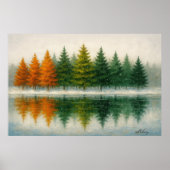 Whispers Between Seasons Landscape Poster (Voorkant)