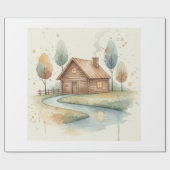 Whispers by the Autumn Lake Cadeaupapier (Vlak)