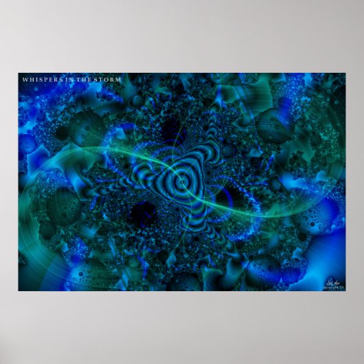 Whispers in het Storm Poster (Voorkant)