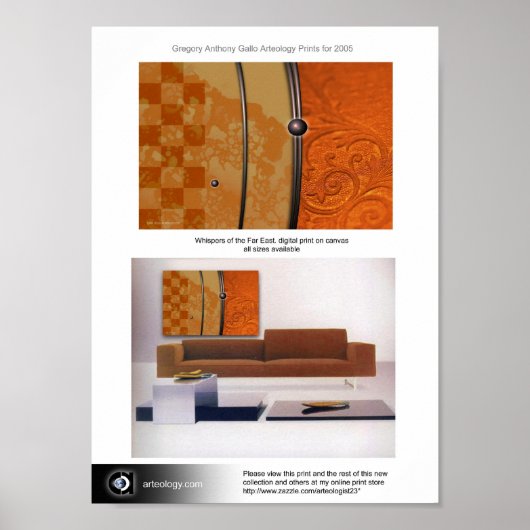 Whispers in het Verre Oosten Poster (Voorkant)