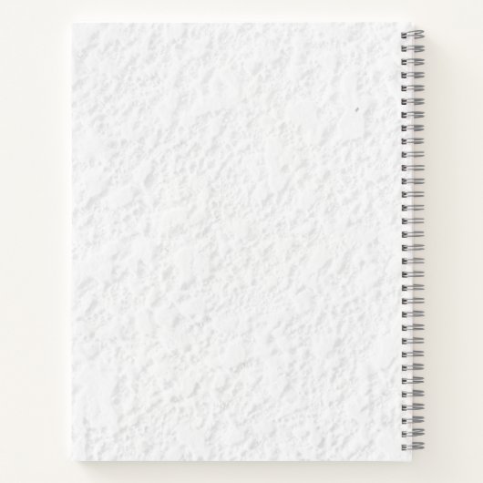 Whispers in Ink: Personalized Pressed Flower Notitieboek (Achterkant)