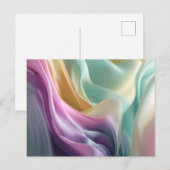 Whispers in Pastel Motion Briefkaart (Voorkant / Achterkant)