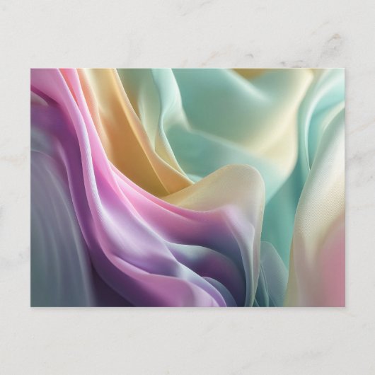 Whispers in Pastel Motion Briefkaart (Voorkant)