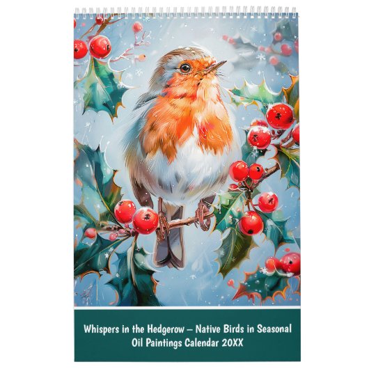 Whispers in the Hedgerow – Native Birds in Seasona Kalender (Hoes)