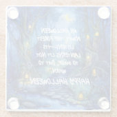 Whispers in the Hollow: het lantaarnpad Glazen Onderzetter (Achterkant)