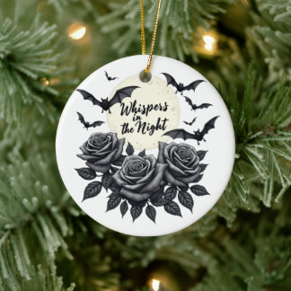 Whispers in the Night - Gothic Full Moon Ornament