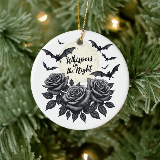 Whispers in the Night - Gothic Full Moon Ornament (Boom)