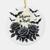 Whispers in the Night - Gothic Full Moon Ornament (Voorkant)