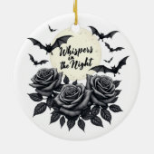 Whispers in the Night - Gothic Full Moon Ornament (Achterkant)