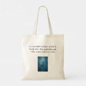Whispers in the Rain: een op Twilight geïnspireerd Tote Bag (Achterkant)