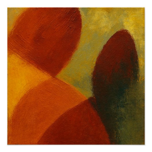 Whispers in the Web Square Color Block Perfect Poster (Voorkant)