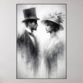 Whispers of a Forgotten Era Abstract Poster (Voorkant)