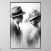 Whispers of a Forgotten Era Abstract Poster (Voorkant)