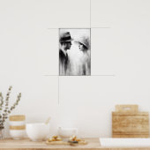 Whispers of a Forgotten Era Abstract Poster (Keuken)