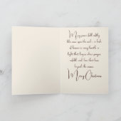 Whispers of a Winter Halo Christmas Feestdagen Kaart (Binnen)