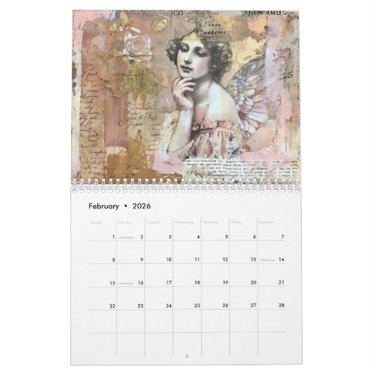 Whispers of Angels – Flüstern der Engel 2026 Kalender (Feb 2026)