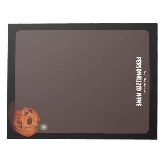 Whispers of Autumn - Bruin - Ongevoerd Notitieblok (Voorkant)