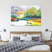 Whispers Of Autumn, Landscape Art, Canvas Afdruk (Insitu (Slaapkamer))