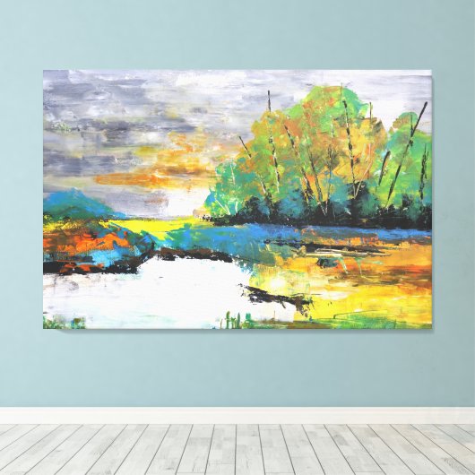 Whispers Of Autumn, Landscape Art, Canvas Afdruk (Insitu (Houten vloer))