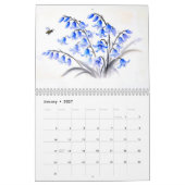 Whispers of Bloom Chinese Ink Flower Calendar 2026 Kalender (Jan 2027)
