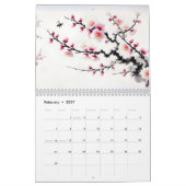 Whispers of Bloom Chinese Ink Flower Calendar 2026 Kalender (Feb 2027)