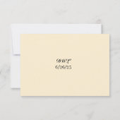 Whispers of Bloom RSVP-kaart RSVP Kaartje (Achterkant)