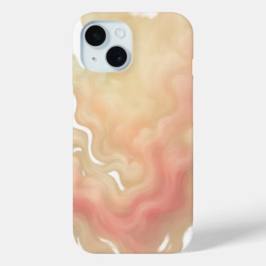 Whispers of Dawn Elegant Pastel Flow Case-Mate iPhone Case (Achterkant)