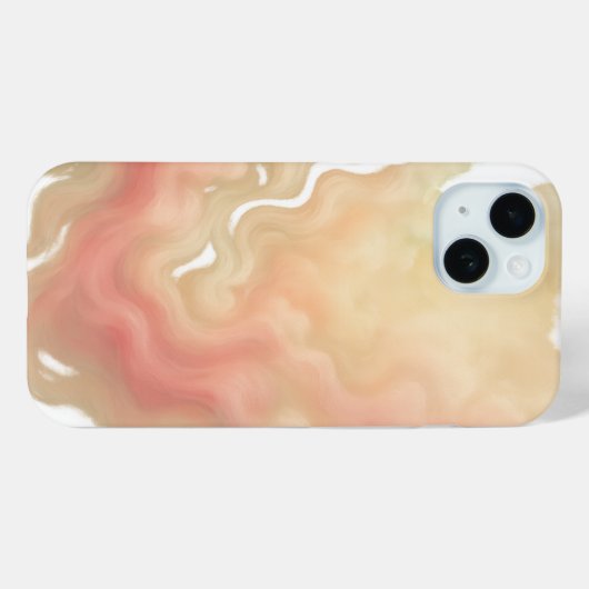 Whispers of Dawn Elegant Pastel Flow Case-Mate iPhone Case (Achterkant (horizontaal))