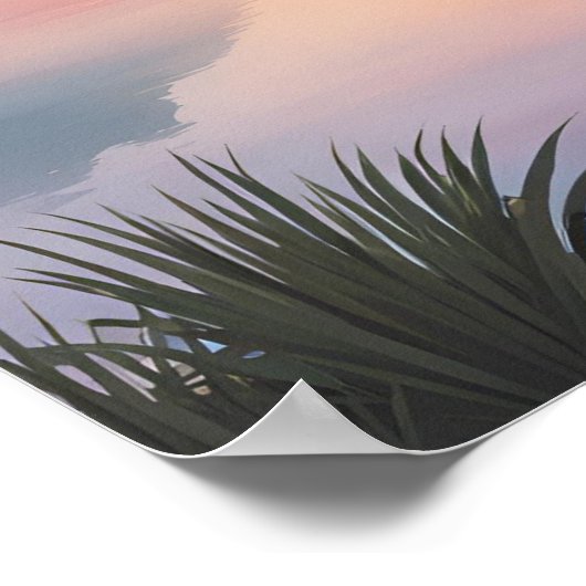 Whispers of Dawn – Serene Sunrise Over Forests Poster (Hoek)