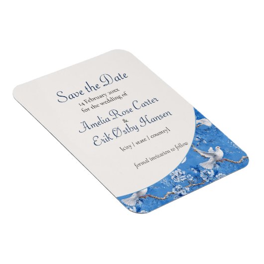 Whispers of Doves, Bewaar de datum Magneet (Rechterzijde)