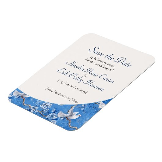 Whispers of Doves, Bewaar de datum Magneet (Linkerzijde)