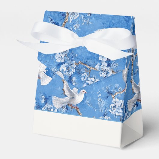 Whispers of Doves, Blue Botanical, Bedankdoosjes (Voorkant Zijde)