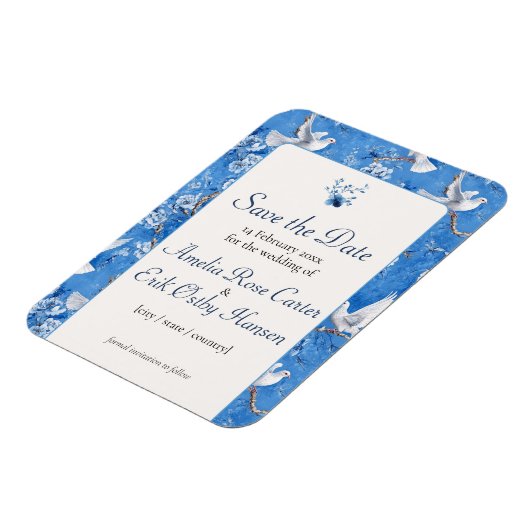 Whispers of Doves, Save the Date Magneet (Linkerzijde)