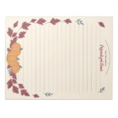 Whispers Of Fall Lined Notitieblok (Voorkant)