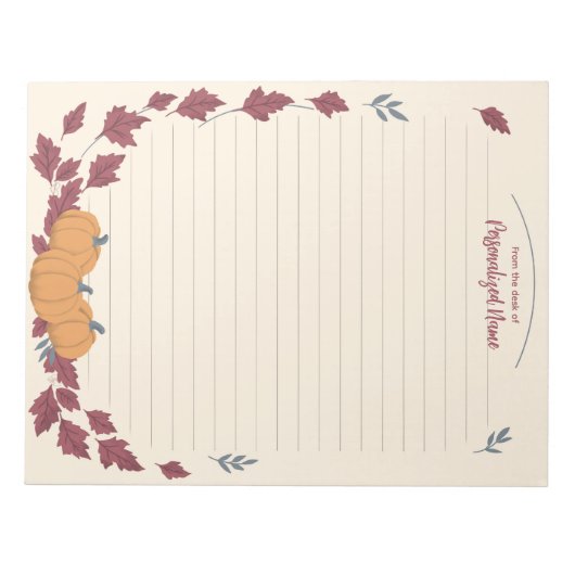 Whispers Of Fall Lined Notitieblok (Voorkant)