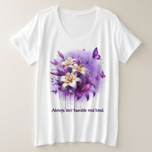 Whispers of Grace Grote Maat T-shirt (Design voorkant)