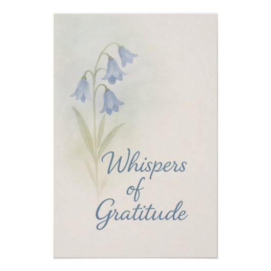 Whispers of Gratitude — Poster (Voorkant)