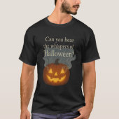Whispers of Halloween Glowing Pumpkin Art T-shirt (Voorkant)