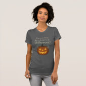 Whispers of Halloween Glowing Pumpkin Art T-shirt (Voorkant volledig)