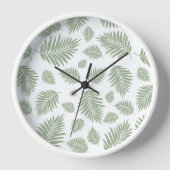 Whispers Of Leaves: Een Tijdloze Natuur Klok (Voorkant)