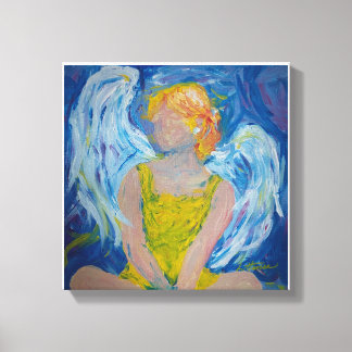 "Whispers of Love" Engel Canvas Print