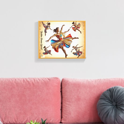 "Whispers of Movement" Canvas Afdruk (Insitu (Woonkamer))