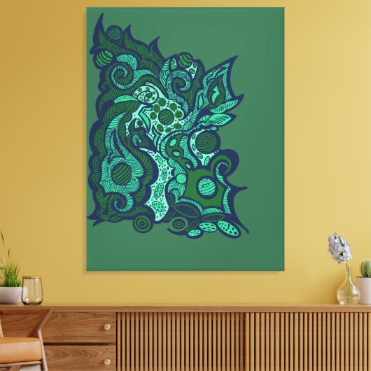 Whispers of Nature Canvas Afdruk (Insitu (Woonkamer))