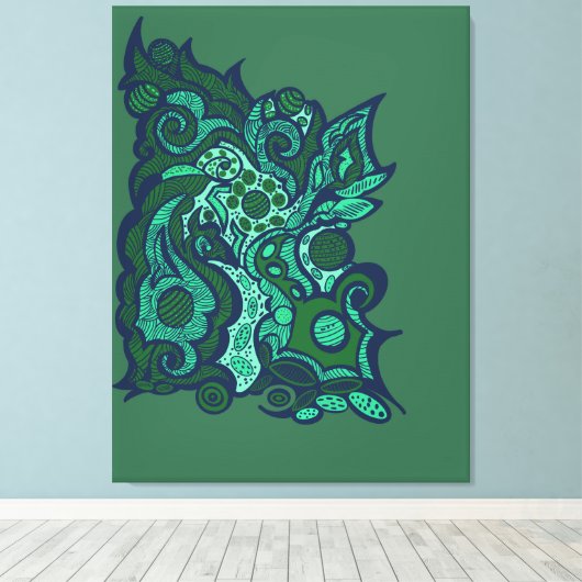 Whispers of Nature Canvas Afdruk (Insitu (Houten vloer))