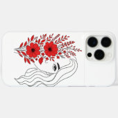 Whispers of Natuur - Vrouwelijke schoonheid in blo Case-Mate iPhone Case (Achterkant (horizontaal))