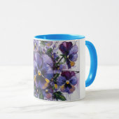 Whispers of Pansies-Ceramic Mug Mok (Voorkant rechts)