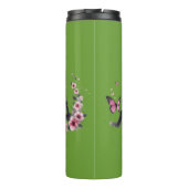 Whispers of Paris Petals Over the Eiffel A Butterf Thermosbeker (Achterkant)